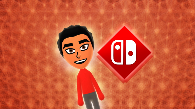 Mii con logo Nintendo Switch