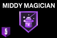 Distintivo del Mago Middy.