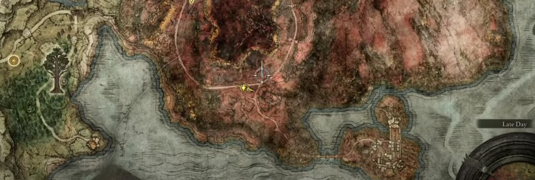 Posizione del frammento di mappa di Caelid
