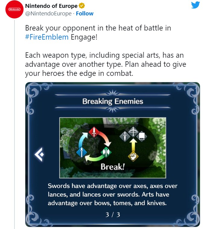 Fire Emblem Engage Weapon Triangle