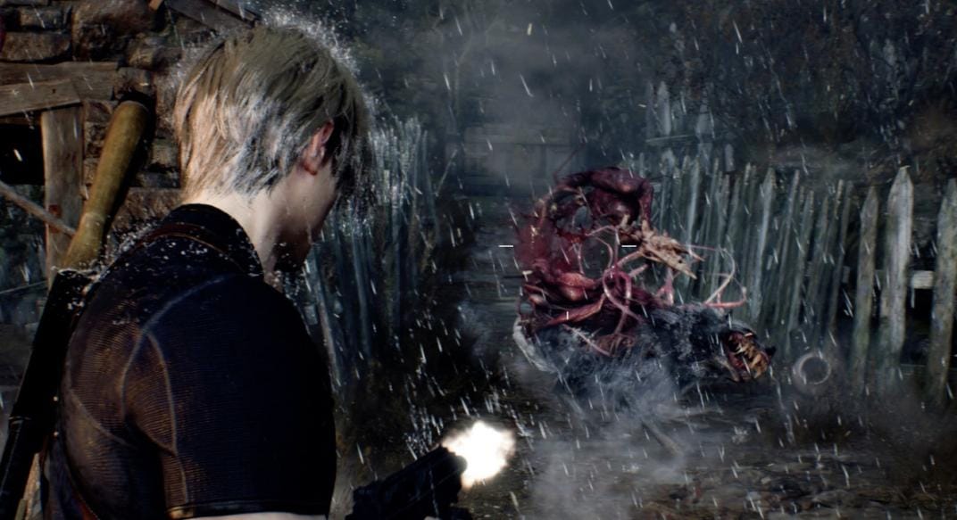 "Milk Rain" in Resident Evil 4 Remake