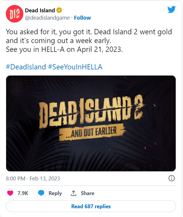 Il trailer di Dead Island 2