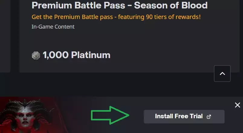 Scarica la prova gratuita per PC di Diablo 4 Battle.net Level Cap