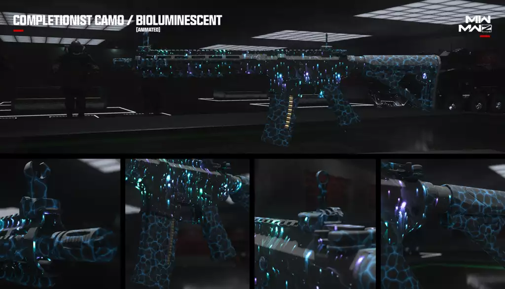 Mimetica arma bioluminescente in Call of Duty: Modern Warfare 3. 