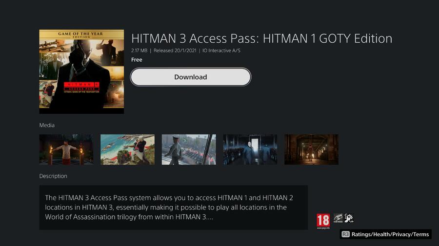 Hitman 3: come importare tutti i livelli e le posizioni da Hitman 1 e Hitman 2 su PS5, PS4 3