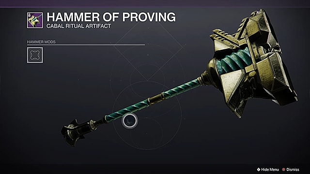 Destiny 2 Hammer of Proving: come ottenerlo, caricarlo e usarlo