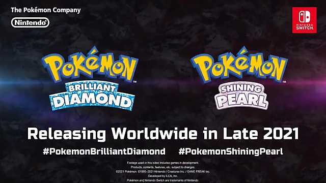 Pokemon Gen IV remake Brilliant Diamond e Shining Pearl stanno arrivando