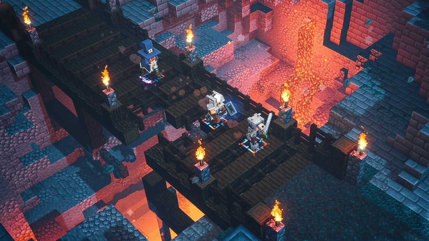 Minecraft Dungeons si sta trasformando in un gioco arcade