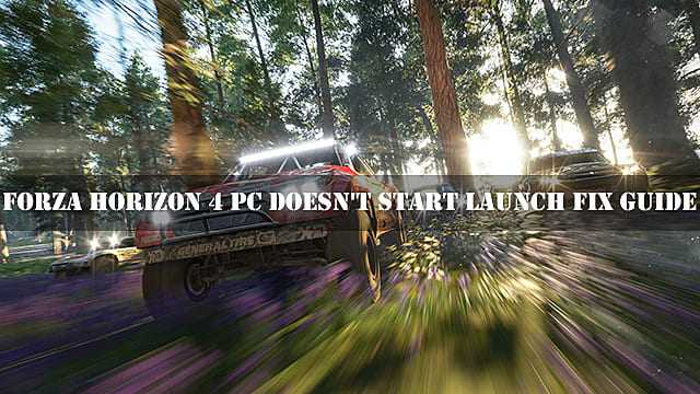 Il PC Forza Horizon 4 non si avvia Avvia la guida alla correzione