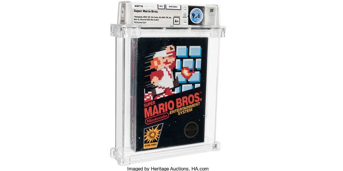 Copia sigillata di Super Mario Bros vende all'asta per $ 660K
