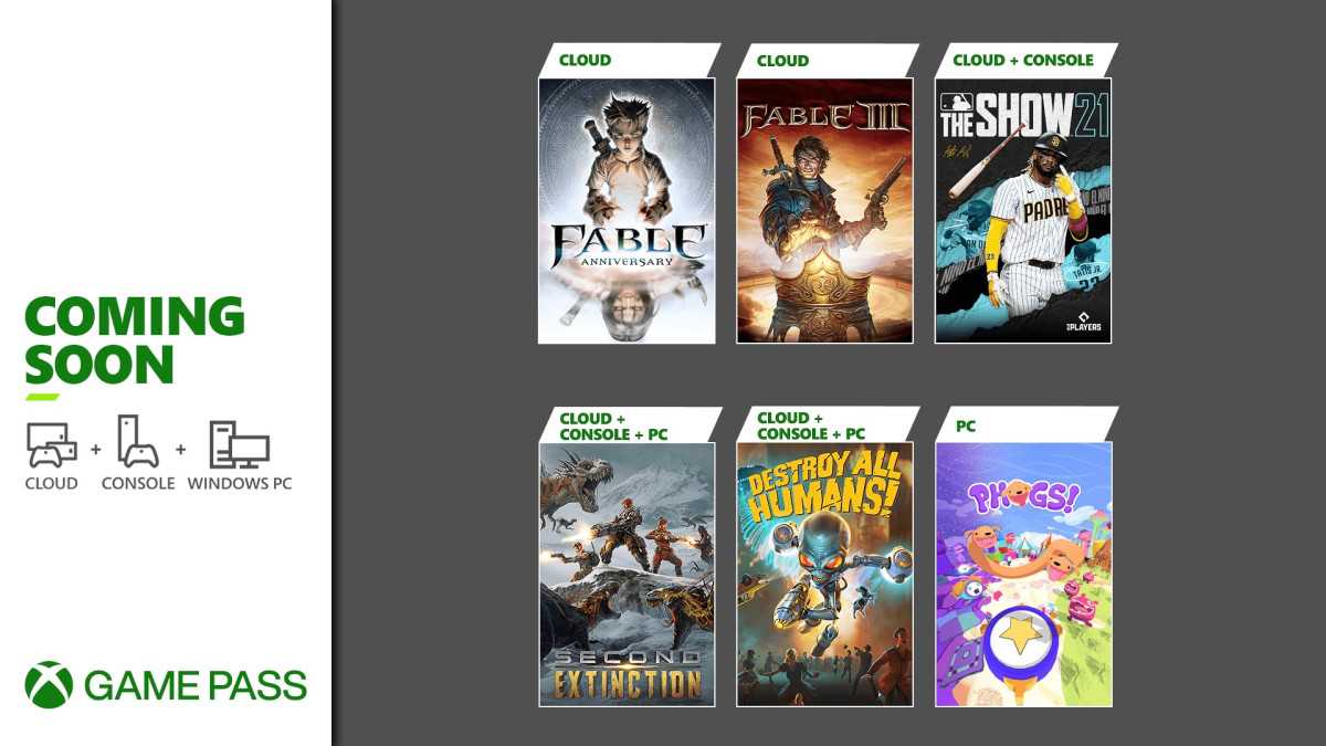 Xbox Game Pass aggiunge Fable e MLB The Show 21 questo mese