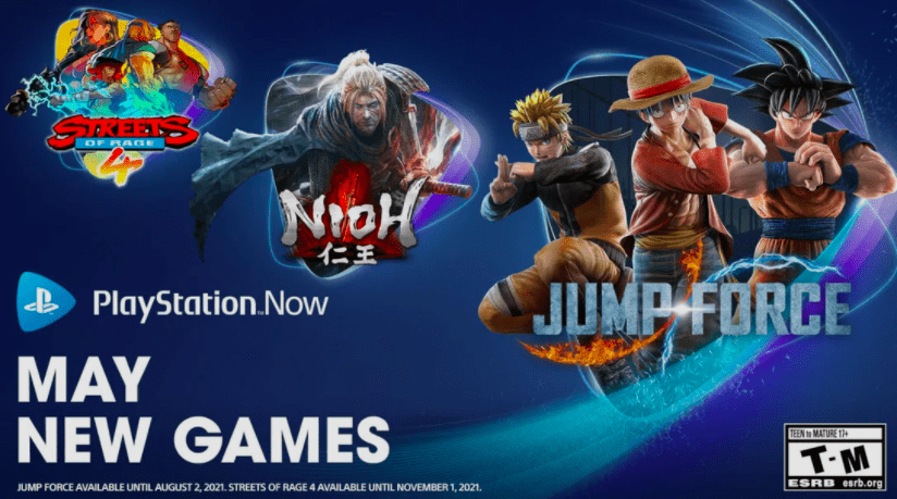 PlayStation Now aggiunge Nioh, Streets of Rage 4 per maggio