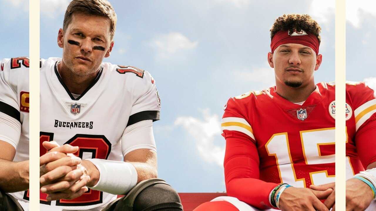 Tom Brady e Patrick Mahomes titolano Madden NFL 22 su PS5, PS4