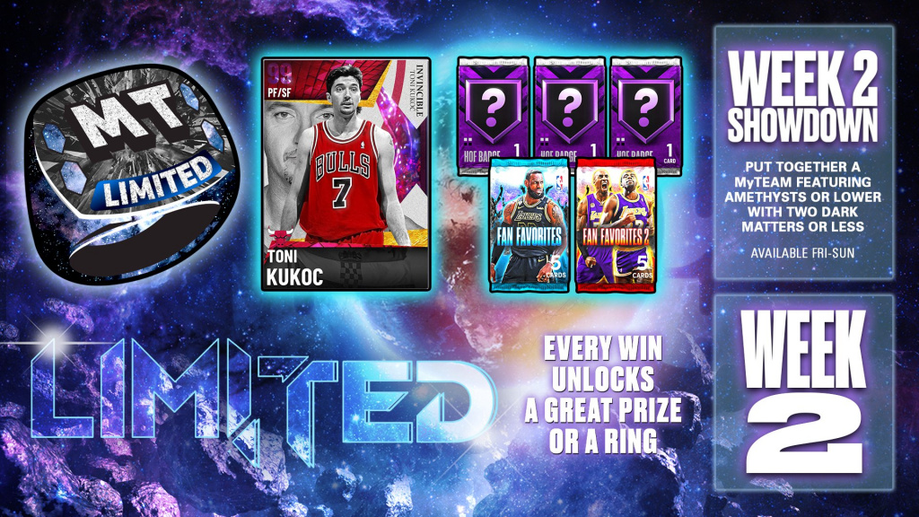 NBA 2K21 MyTeam Limited Challenge Settimana 2 + Triple Threat Limited Rewards
