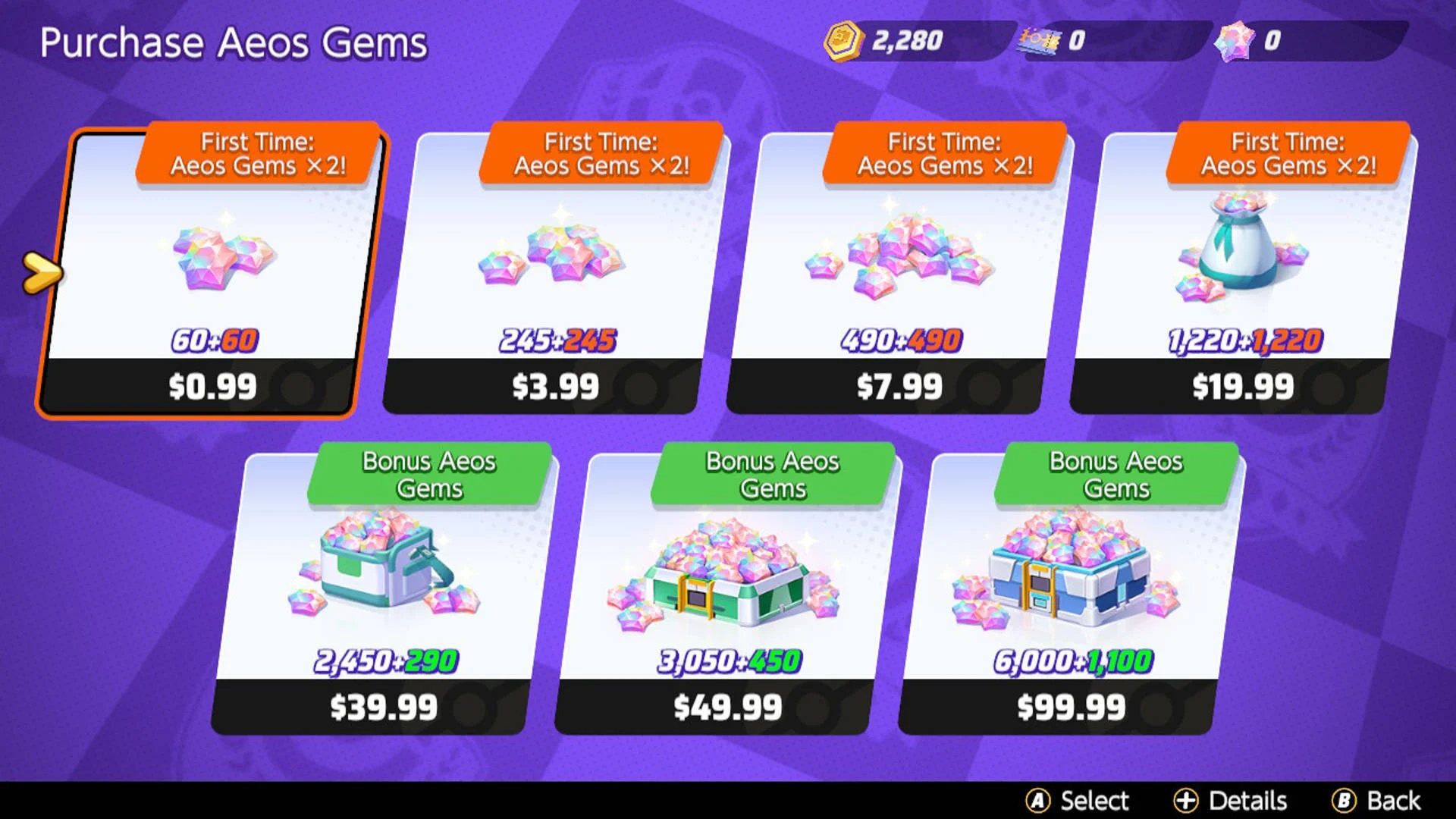 Prezzi attuali delle gemme Aeon di Pokémon Unite