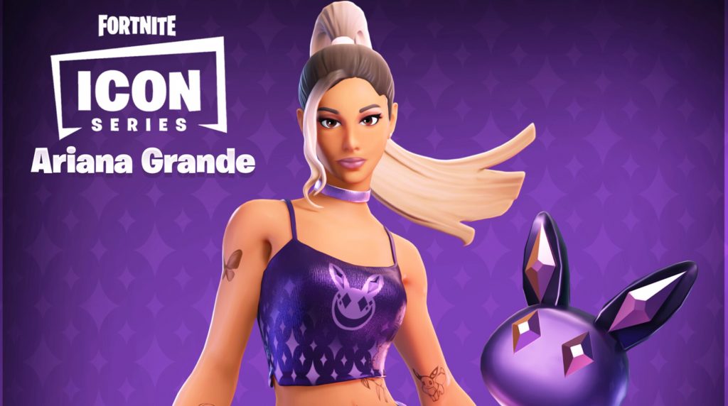 Il concerto di Fortnite Ariana Grande e la skin Icon Series dovrebbero essere rilasciati presto