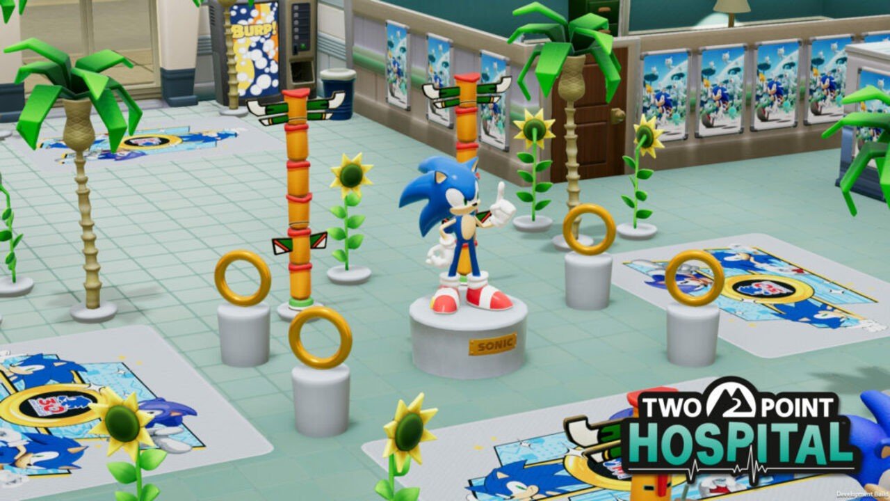 Sonic si lancia in Two Point Hospital su PS4 oggi con costumi e decorazioni gratuiti