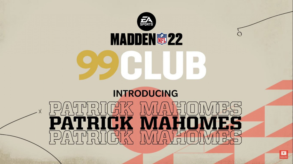 Madden 22 99 Club: QB Patrick Mahomes completa un gruppo molto tranquillo