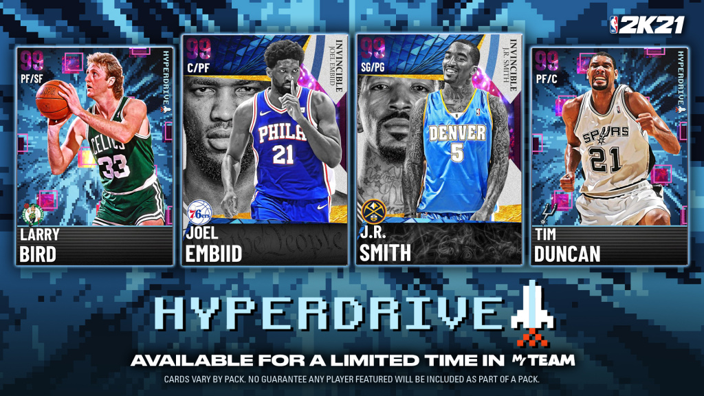 NBA 2K21 MyTeam: Pacchetti Hyperdrive III in edizione limitata + codice armadietto