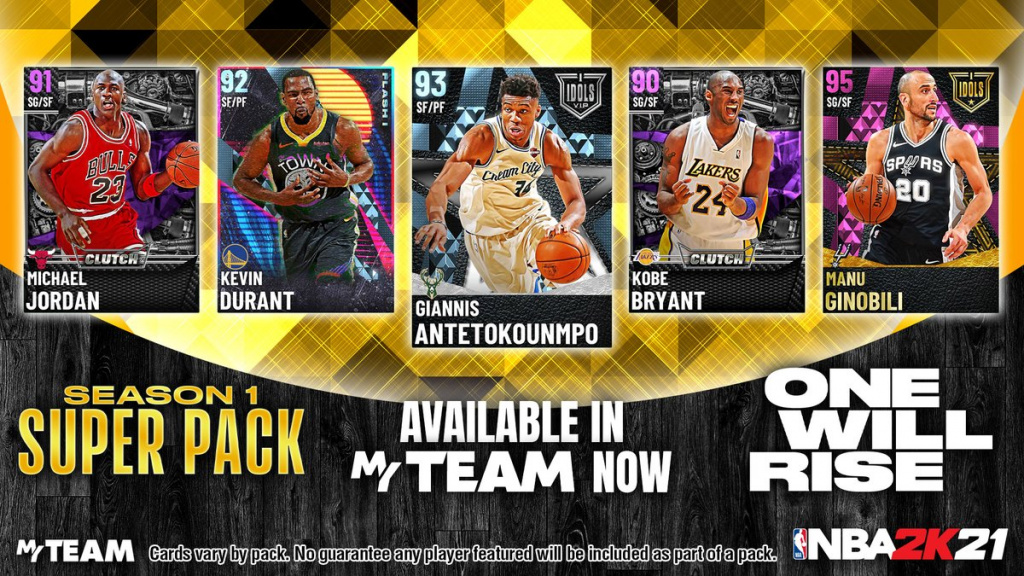 NBA 2K21 MyTeam: i Super Pack Stagione 1-3 sono ora disponibili sul mercato