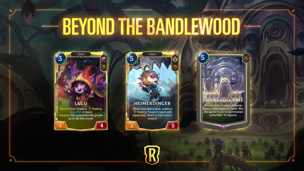 Nuove carte di Legends of Runeterra Beyond the Bandlewood