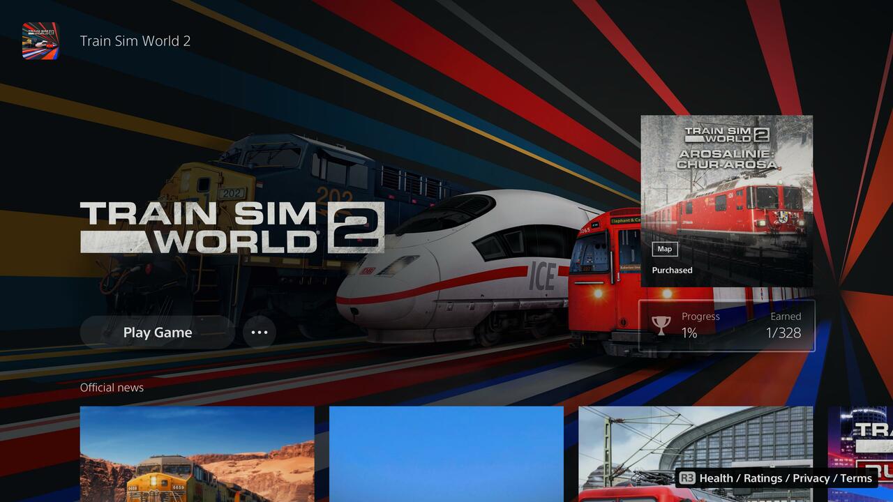 Train Sim World 2 su PS5 ha la più grande lista di trofei della storia
