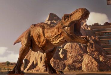 Dino Park Builder Jurassic World Evolution 2 morde PS5, PS4 il 9 novembre