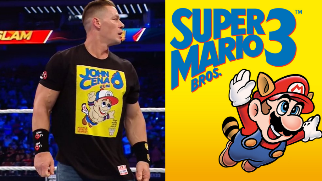 John Cena rende omaggio a Super Mario Bros 3 a SummerSlam