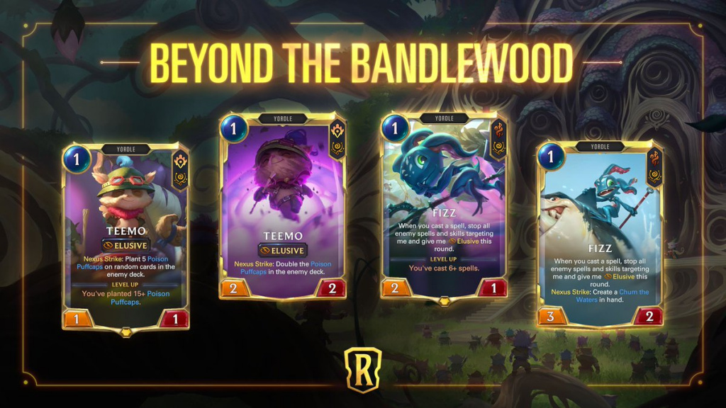 Nuove carte di Legends of Runeterra Beyond the Bandlewood