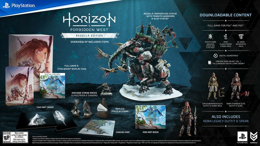 Horizon Forbidden West PS5 PS4 Regalla Edition