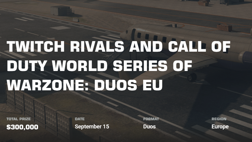 Come guardare le World Series of Warzone $ 300K Duos EU: programma, streaming, formato, montepremi, altro