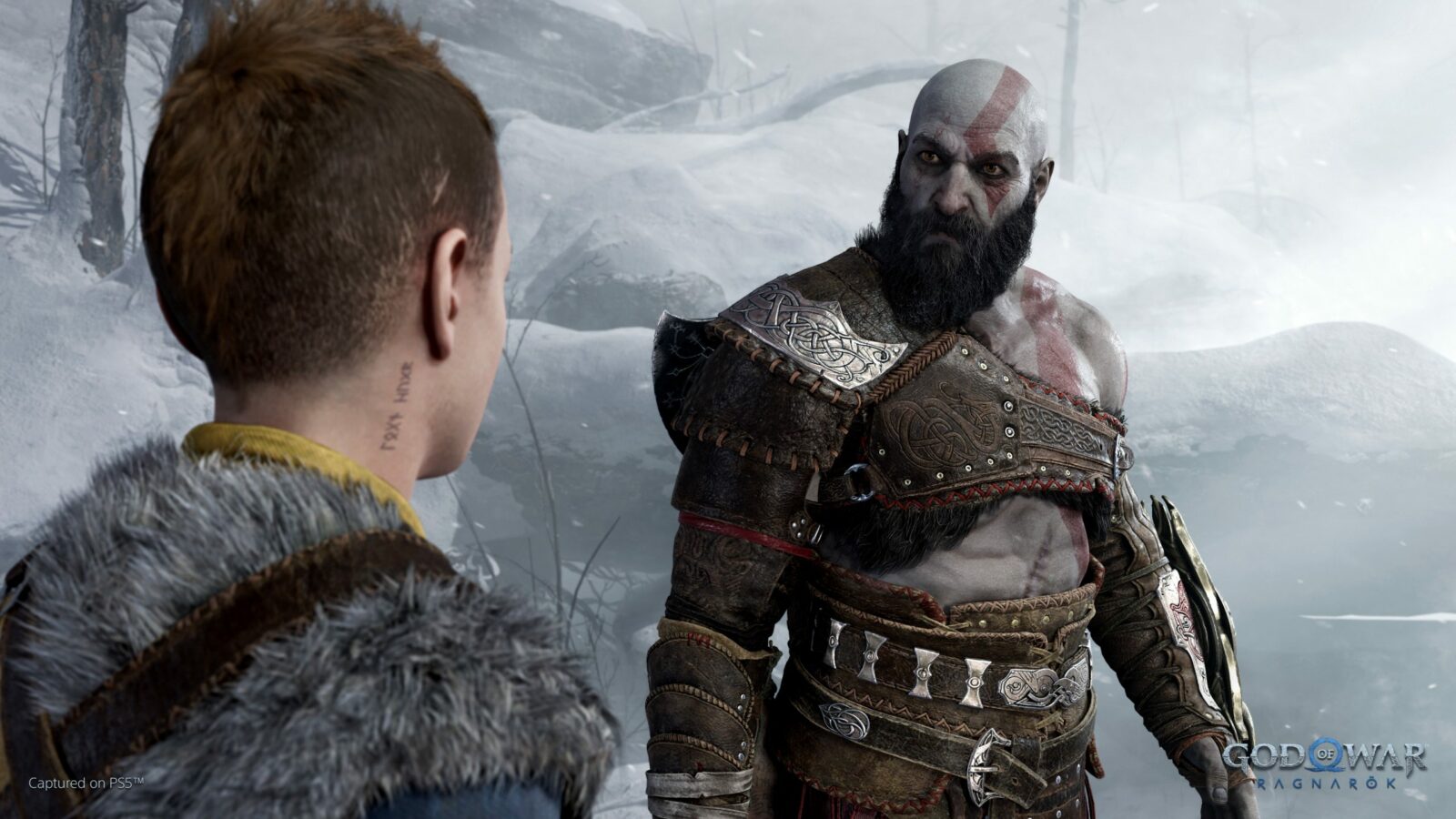 God of War Ragnarok Revealed, Kratos e un giovane Atreus ritornano