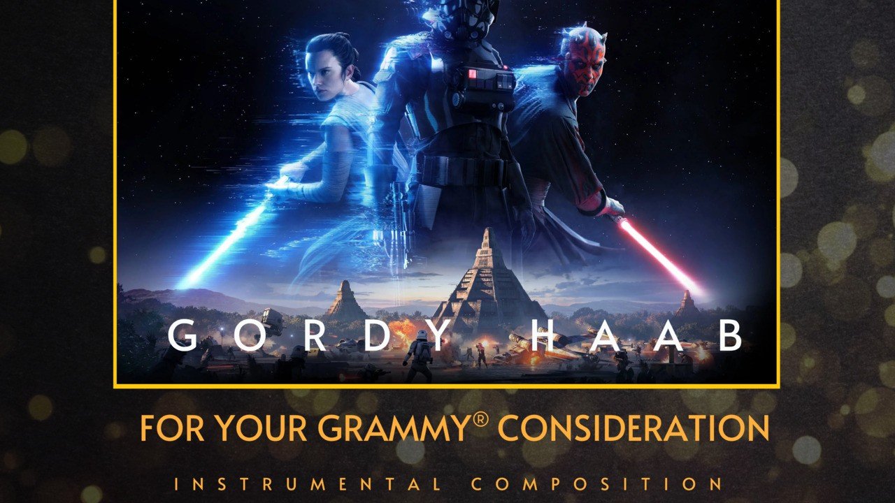 La musica di Star Wars di Gordy Haab è stata oggetto di una campagna per attirare l'attenzione dei Grammy