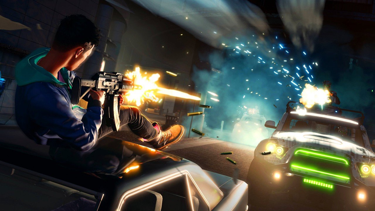 Il gameplay di Saints Row mostra combattimenti e inseguimenti caotici di poliziotti