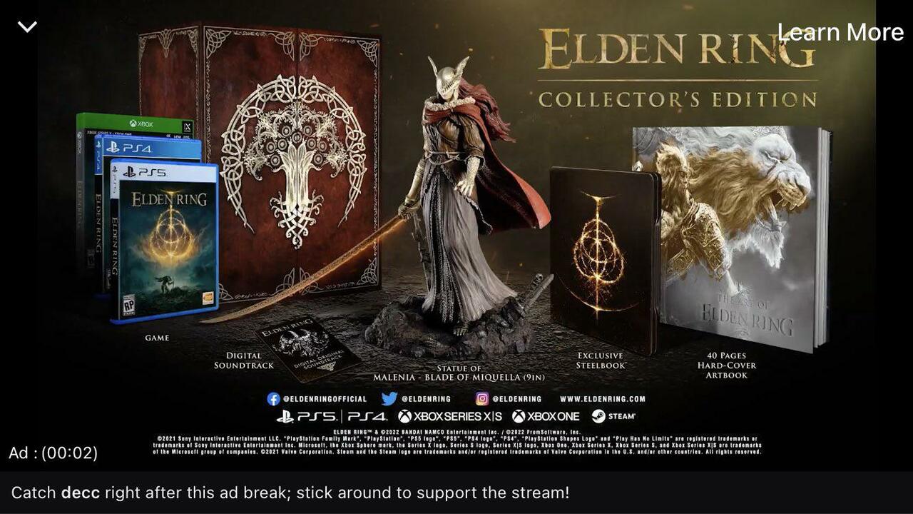 La Collector's Edition di Elden Ring è uscita prima della rivelazione del gameplay