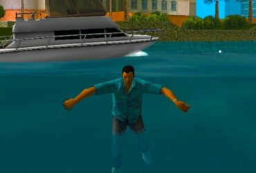No, Tommy Vercetti non sa ancora nuotare in GTA Vice City su PS5, PS4
