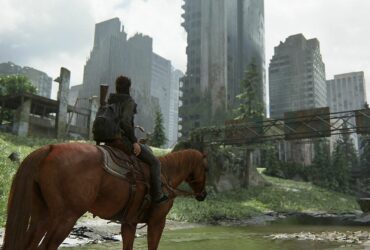 I cavalli trottano sul set dello show televisivo di The Last of Us