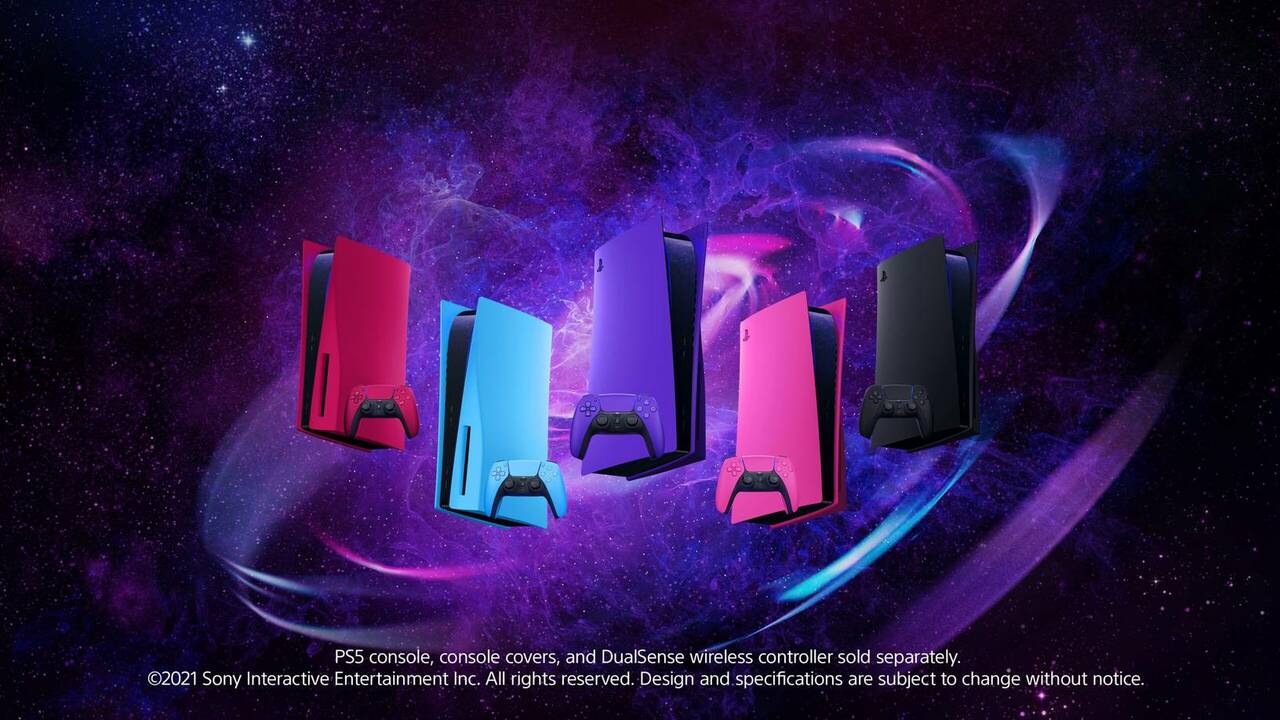 Tutti i colori della copertura della console PS5