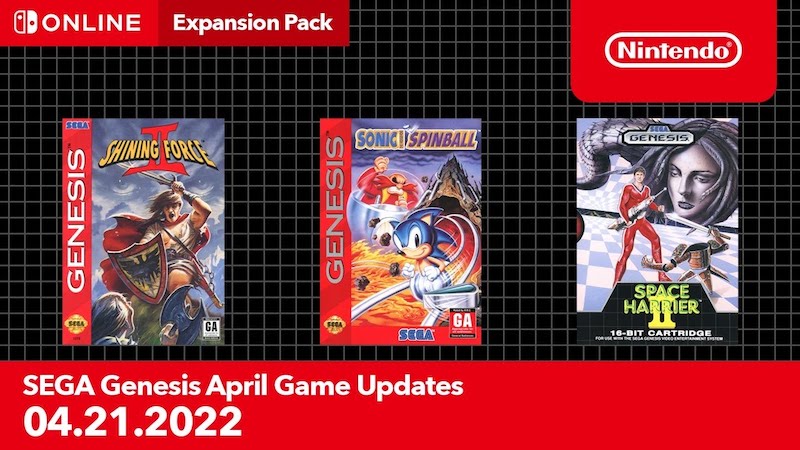 Nintendo aggiunge 3 nuovi giochi SEGA Genesis a Nintendo Switch Online