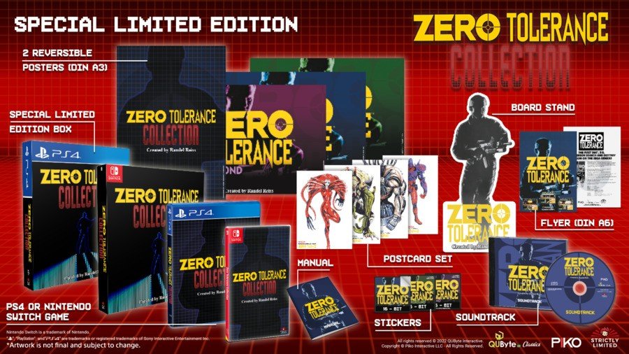 Collezione Zero Tolerance PS4 PlayStation 4 3