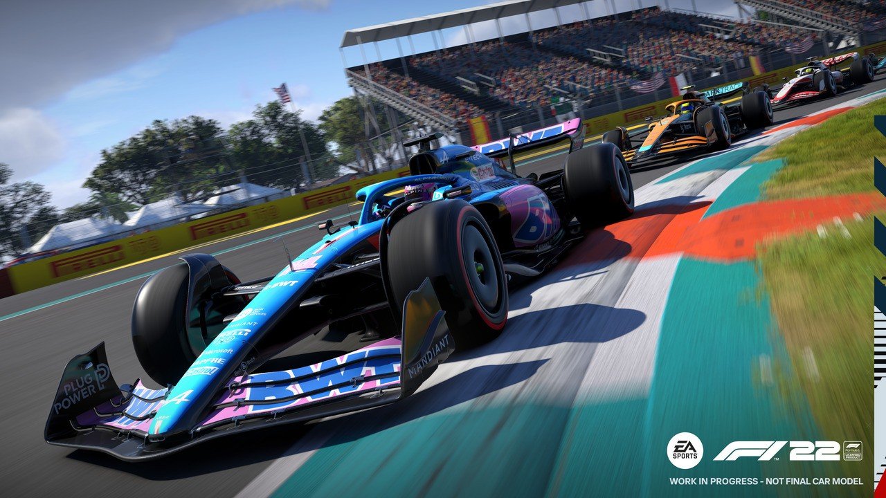 F1 22 mostra il Gran Premio di Miami nel trailer di gioco slick