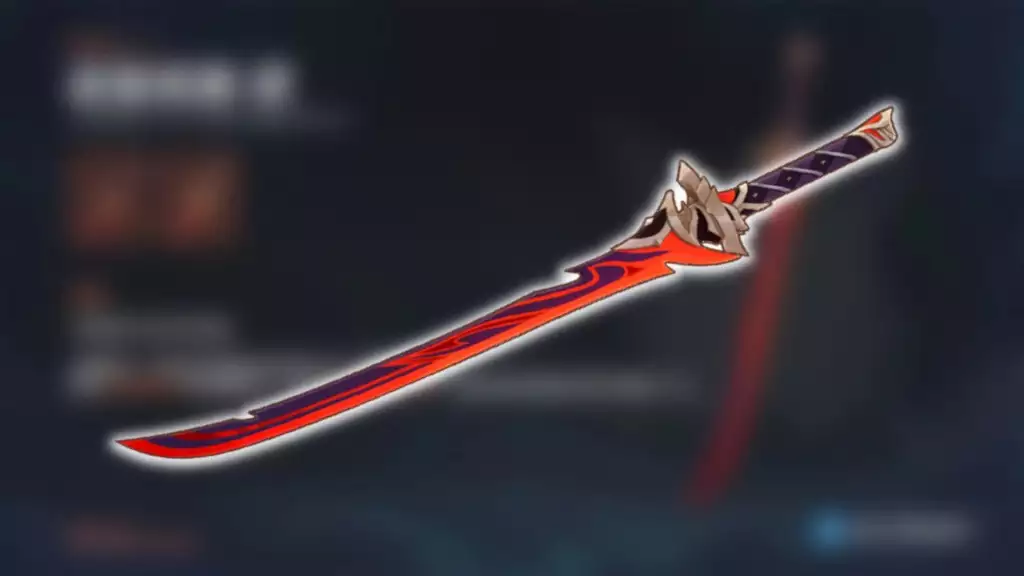 Si dice che questa spada sia l'arma caratteristica di Kazuha