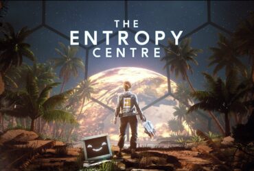 Salva la Terra con una pistola parlante nel puzzle Time Bending The Entropy Center su PS5, PS4