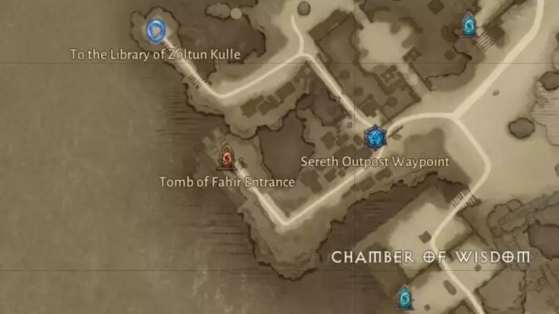 Diablo Immortal Tomb of Fahir Guide: posizione, livello richiesto, set di oggetti e altro vicino al punto di passaggio dell'avamposto di Sereth