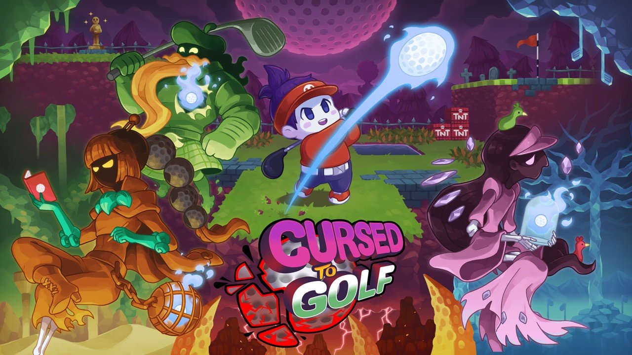Cursed to Golf Putts Rogue-Like Elements in Side-Scrolling Golf su PS5 e PS4 il mese prossimo