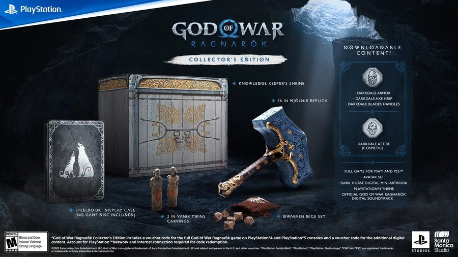 God of War Ragnarok PS5 PS4 Collector's Edition