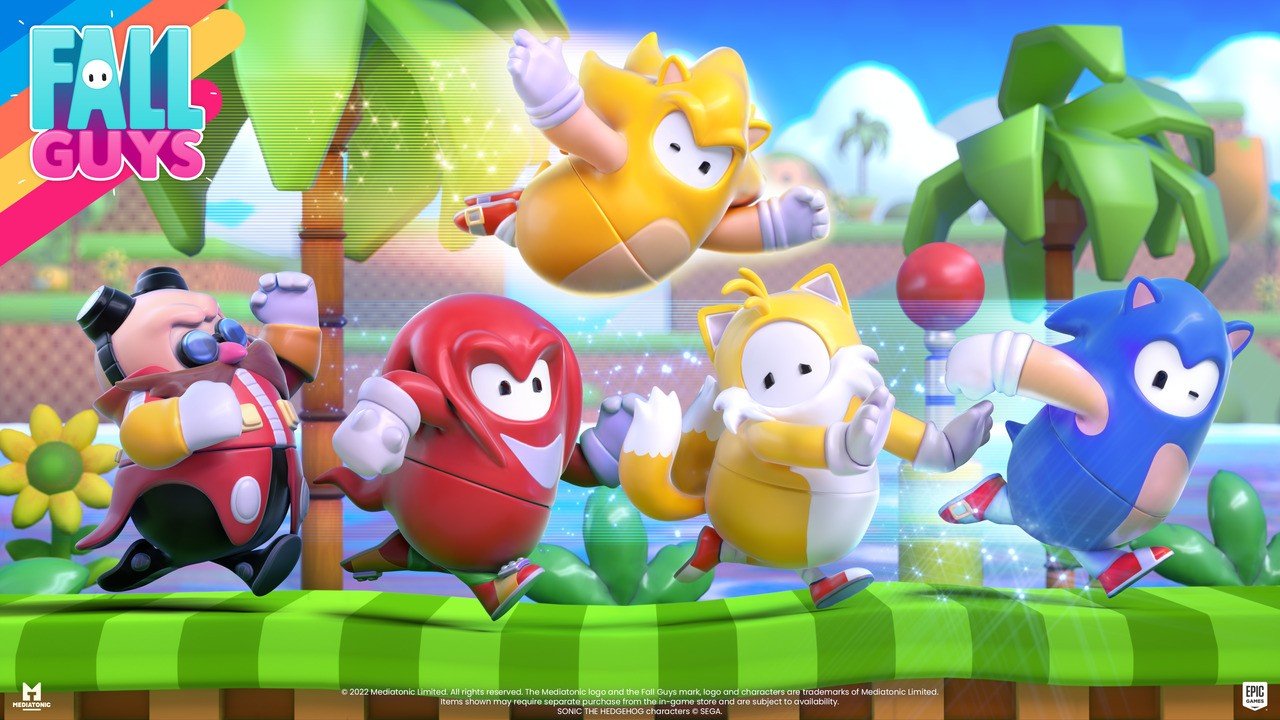 Sonic e Fall Guys si riuniscono con un evento speciale, un nuovo livello e più costumi