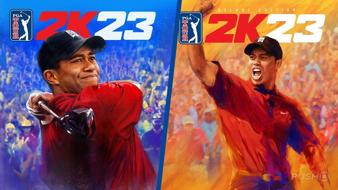 Tiger Woods gioca sulla copertina di PS5 e PS4 di PGA Tour 2K23