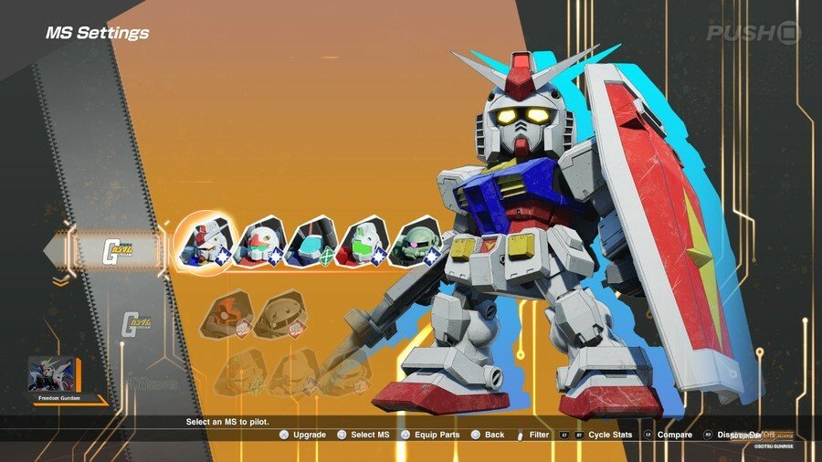 SD Gundam Battle Alliance Tutti i Mobile Suit