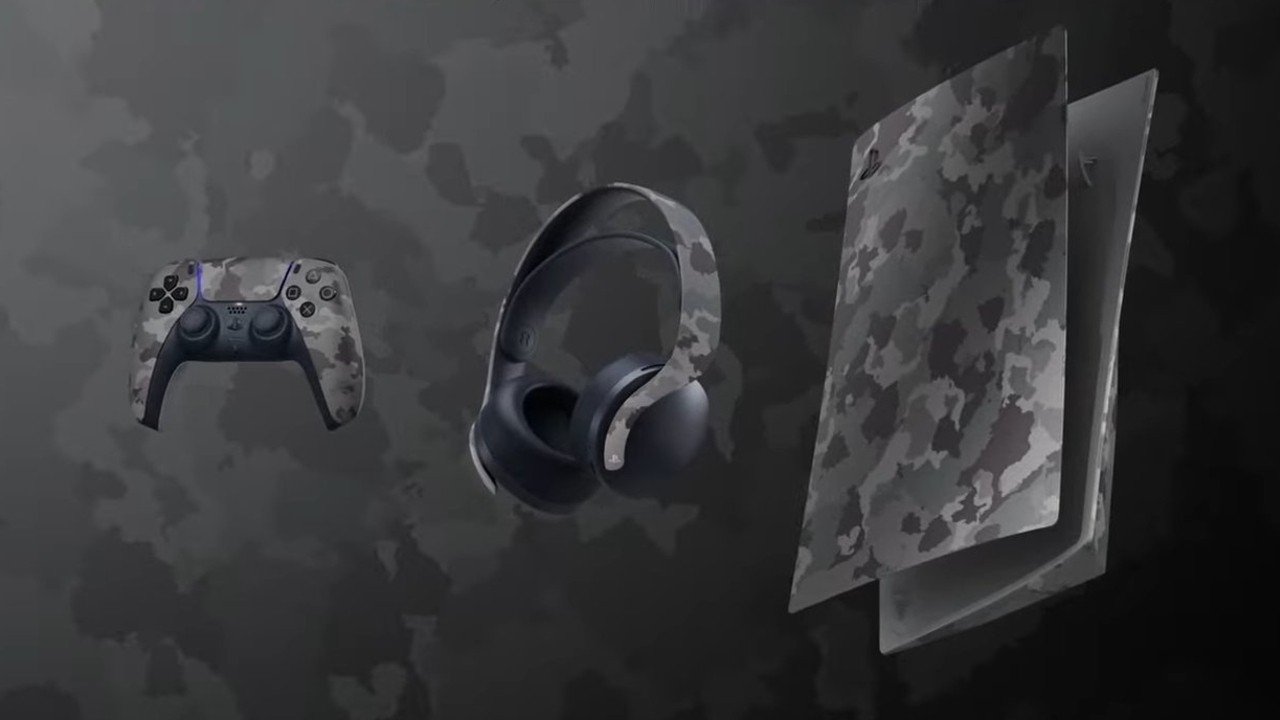 Cover, controller e cuffie grigie per console PS5 svelati da Sony